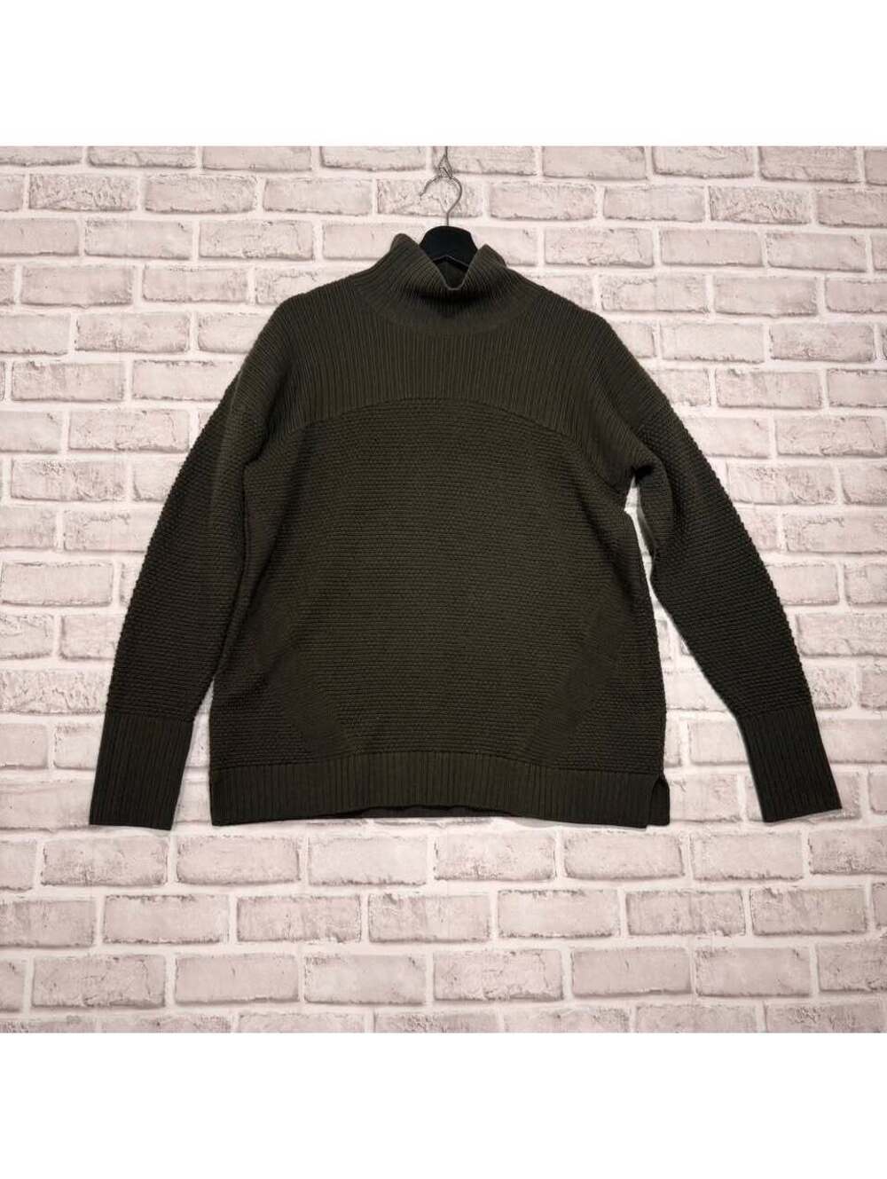 Lululemon Warm & Restore Sweater Dark Olive Green Women's 10